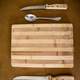 Cutting Board and Knives Setup