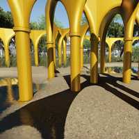 Golden Arches of Auravana circular city project