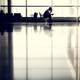 A guy waiting at the airport