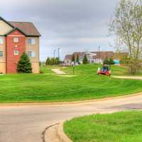 Landscape view near apartments