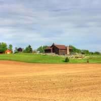 Farm on a hill