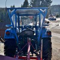 Large Blue Tractor