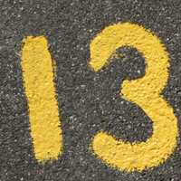 Yellow Number Thirteen