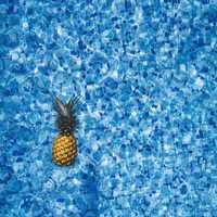 Pineapple in the water