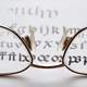 Reading Glasses looking at words