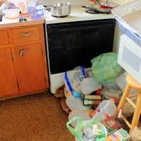 Bottles in the kitchen