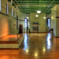 Lighted hallway