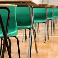 Rows of Green Chairs