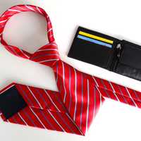 Tie and Wallet