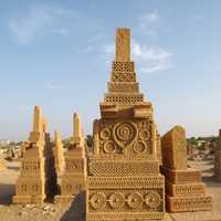 Chaukundi Tombs in Karachi, Pakistan