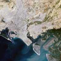 Satellite Image of Karachi, Pakistan