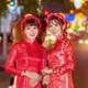 asian-women-in-red-celebration-dress