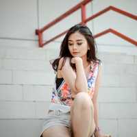 cute-asian-girl-posing-on-the-steps