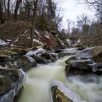 Rapids and river scene in the wild