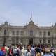 Photo of the Peruvian Palace during the Changing of the Guard in Lima, Peru