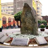 Piedra basal andina in Lima, Peru