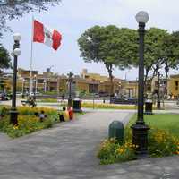 Plaza Principal de Pueblo Libre in Lima, Peru
