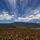 Andes landscapes with mountains, sky, and clouds in Peru