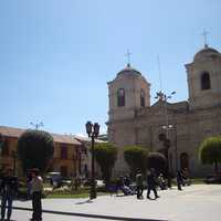 Cathedral Huancayo in Peru