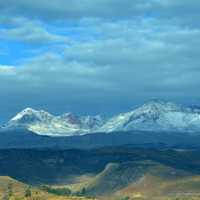 Colca valley landscape view in Peru