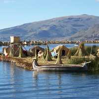 Lake Titicaca and Floating Island in Peru