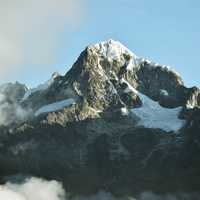 Mountain and Inca Trail in Peru
