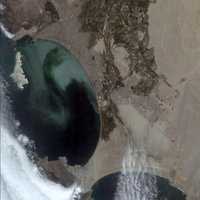 Satellite image of Chimbote in Peru