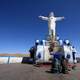 White Christ Statue in Juliaca, Peru