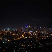 Makati Skyline at night in Manila, Philippines