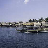 Boats at the Dock at Palawan, Philippines