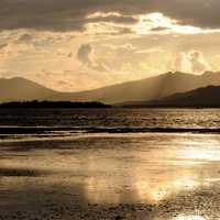 Sunset on the Coastline Landscape