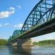Bridge across the river in Bydgoszcz