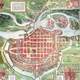 Map of the city from 1562 in Wroclaw, Poland