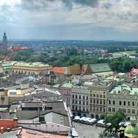 St. Mary's Basilica in the Market Square in Poland