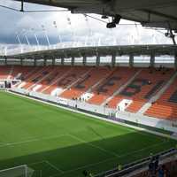 Stadium of Zagłębie Lubin in Poland