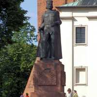 Statue of Bolesław I the Brave in Gniezno, Poland
