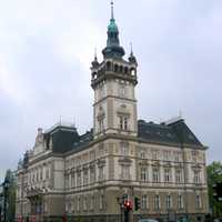 Town Hall building in Bielsko-Biala, Poland