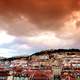 Dramatic Clouds over Lisbon, Portugal