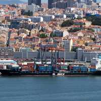 Harbor View from Lisbon, Portugal