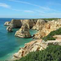 Shoreline of Algarve, Portugal