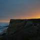 Sunset landscape at the Cliffs Peniche, Portugal