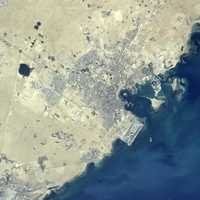 Satellite Image of Doha, Qatar