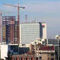 Bucharest Tower Center Under Construction in 2007