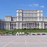 The Parliament Palace in Bucharest, Romania