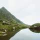 Lake and landscape in Romania