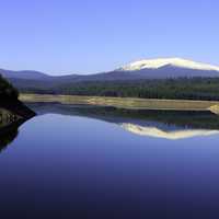 Lake Oaşa, Şureanu Mountains in Romania