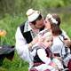 Romanian Family in Traditional Costume