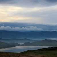 Mountains and landscape around lake Baikal, Russia