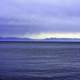 Seascape over the Blue Waters of lake Baikal, Russia