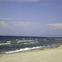 Shoreline landscape of Lake Baikal, Russia